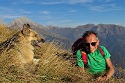 Autunnale in CIMA MENNA (2300 m) da Zorzone ad anello con discesa dal Chignol d’Arale il 25 ott. 2018- FOTOGALLERY